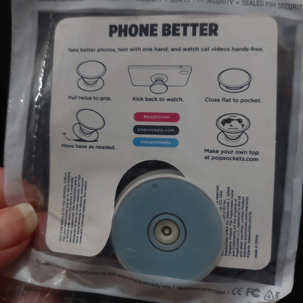 PopSocket PopGrip Star Design -‎ Pink